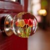 Epoxy Flower Doorknobs
