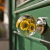 Epoxy Flower Doorknobs