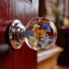 Epoxy Flower Doorknobs